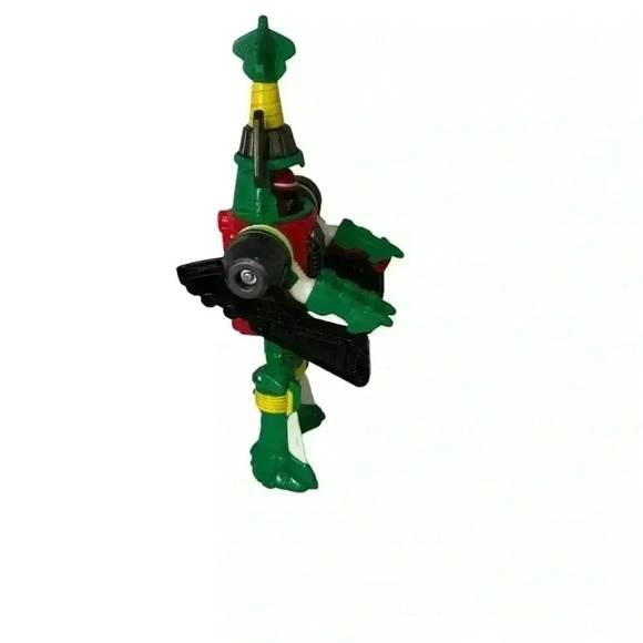 Power Rangers Operation Overdrive Green/Red Ranger Turbo Drill 9” - Picture 3 of 4